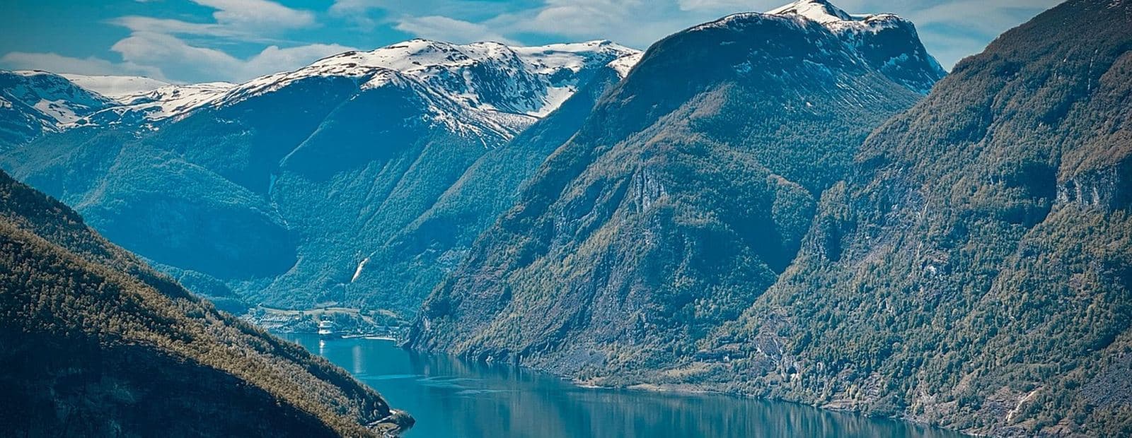 The Aurlandsfjord in Western Norway